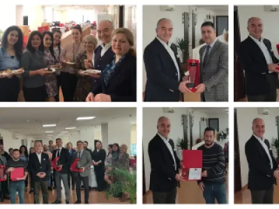 Seniority Plaques and Certificates Presented to Our Employees at Çukurova Regional Directorate