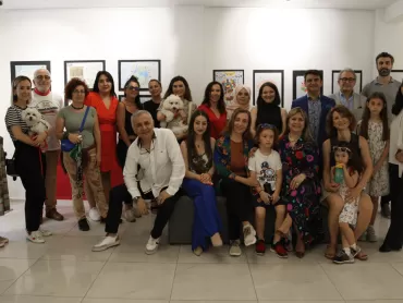 ÜNSPED Çocukları Ovooart Sanat Galerisi’nde