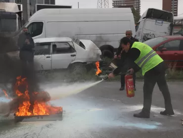 Genel Merkezimizde Acil Durum, Tahliye ve Yangın Söndürme Tatbikatımız Gerçekleşti