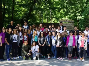 19 Mayıs Atatürk'ü Anma Gençlik ve Spor Bayramını Gençlerle İlk Adım Yürüyüşü Adlı Organizasyon ile Kutladık 