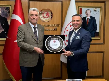 T.C. Ticaret Bakanımız Prof. Dr. Sayın Ömer BOLAT’a Ziyaret