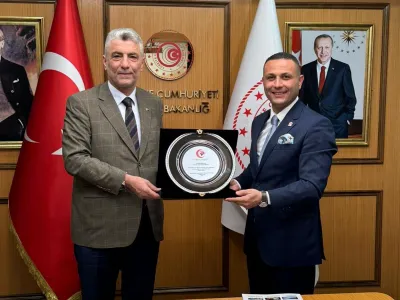 Visit to our Minister of Trade, Prof. Dr. Ömer BOLAT