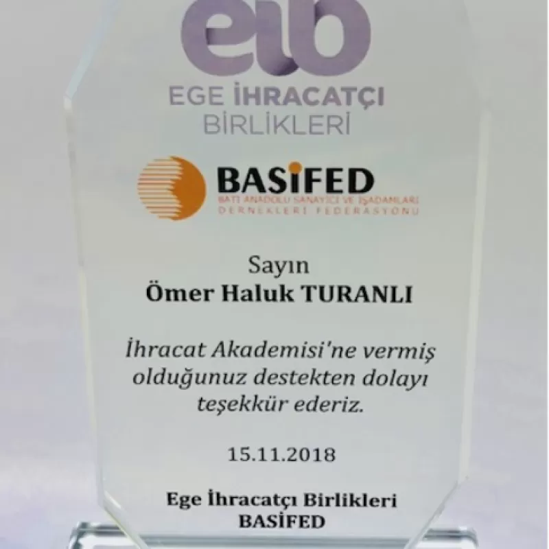 We as Ünsped Gümrük Müşavirliği ve Lojistik Hizmetleri A.Ş.  were in the Export Academy Training Program