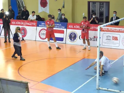 A Futsal Match for the Visually Impaired Took Place on December 03, Disability Day