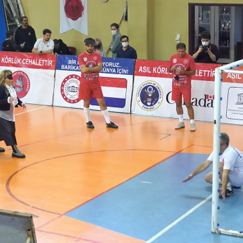 A Futsal Match for the Visually Impaired Took Place on December 03, Disability Day