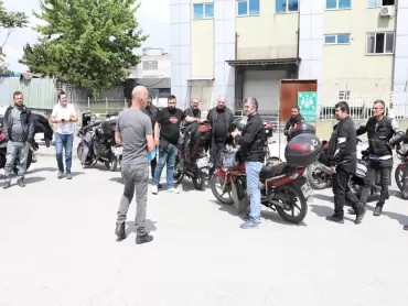 Motor Kurye Ekibimiz Güvenli Sürüş Eğitimlerini Tamamladı