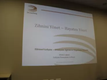 UGA Öğle Sohbetleri Konseptinde Zihnini Yönet Hayatını Yönet Konulu Seminerimiz Gerçekleşti 