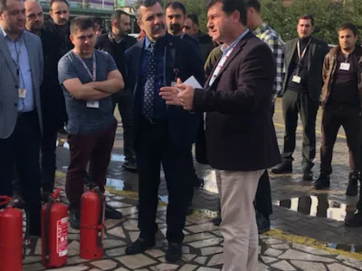 ''Emergency Evacuation Drill'' was performed in our Aegean Regional Directorate