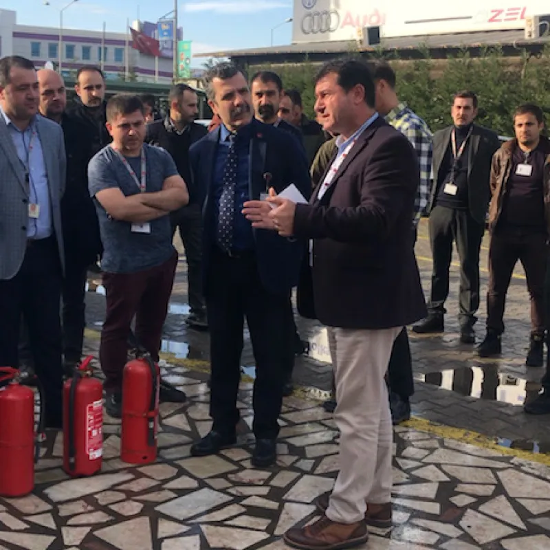 ''Emergency Evacuation Drill'' was performed in our Aegean Regional Directorate