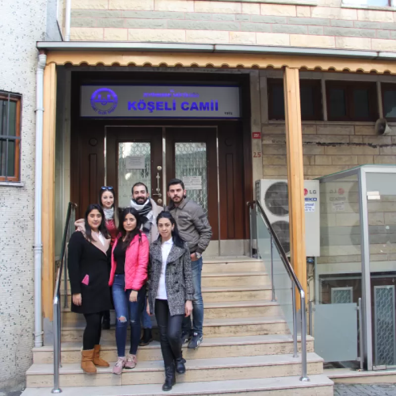 We Performed Our Project Named As "Magic Touch" at Köşeli Mosque in Zeytinburnu District.