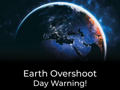 Earth Overshoot Day Warning
