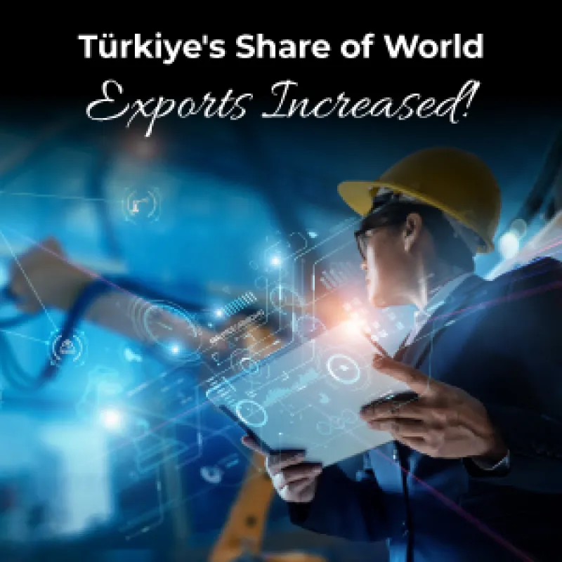 Türkiye's Share of World Exports Increased!