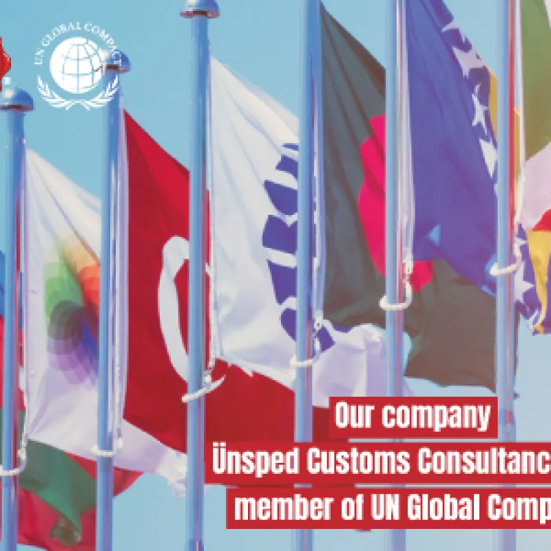Our company Ünsped Customs Consultancy is a member of UN Global Compact.