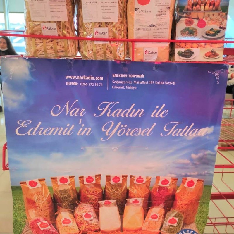 Kadın Girişimcilere Destek; Nar Kadın Kooperatif Ürünleri, Yöresel Tatlarıyla Ünsped Kafeterya'da