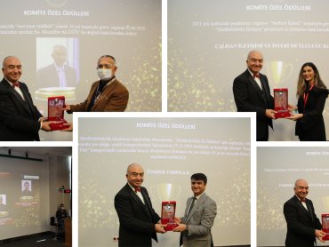  2021 Yılı ÜNSPED Ödülleri Sahiplerini Buldu.