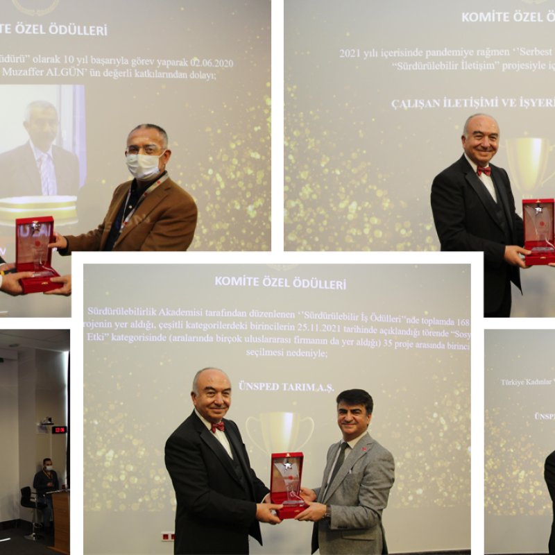  2021 Yılı ÜNSPED Ödülleri Sahiplerini Buldu.