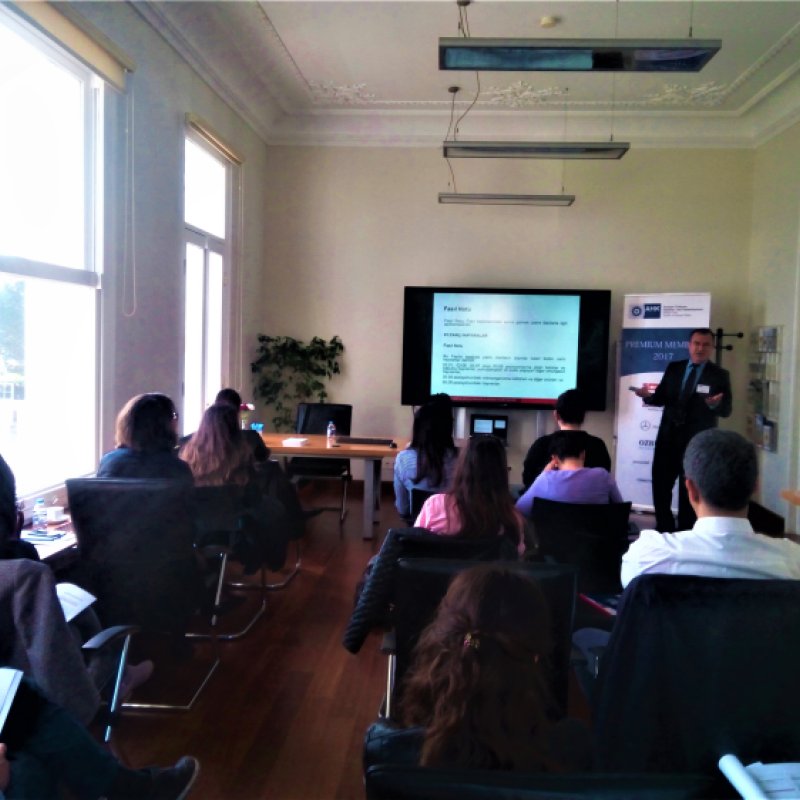 UGM ve Alman-Türk Ticaret ve Sanayi Odası İş birliği ile Ünsped Gelişim Akademisi (UGA) Bünyesinde “Gümrük Tarife  Uygulama ve Sınıflandırma Mevzuatı “Konulu Workshop Gerçekleşti