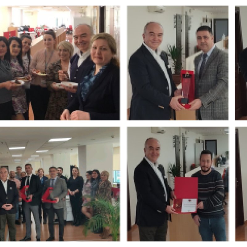 Çukurova Bölge Müdürlüğü’müzde Çalışanlarımıza Kıdem Plaket ve Sertifikaları Takdim Edildi
