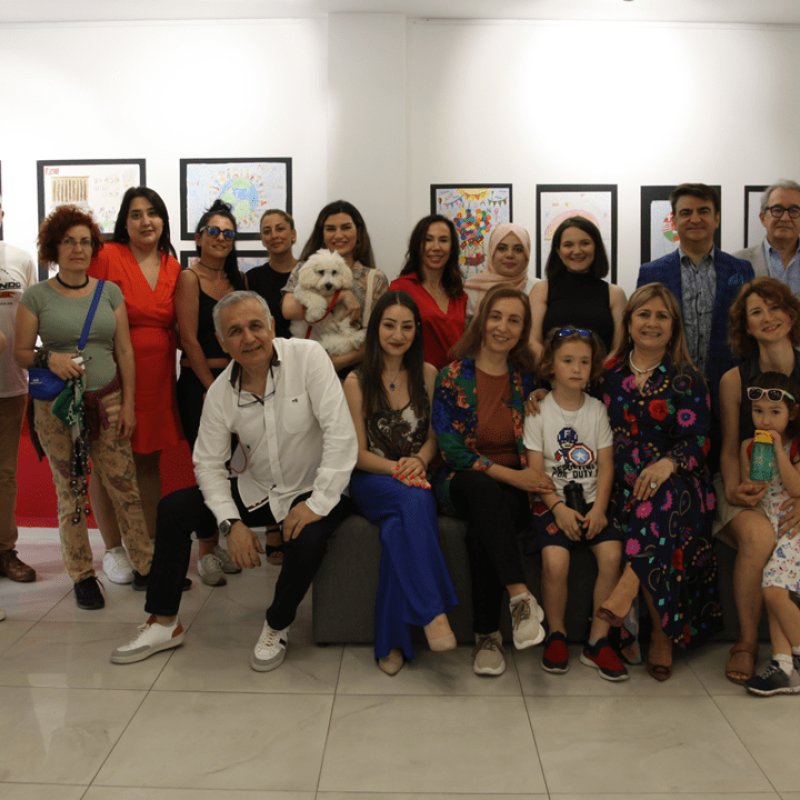 ÜNSPED Çocukları Ovooart Sanat Galerisi’nde