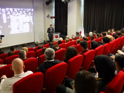 Our guest within the scope of enlightenment meetings was Mr. Türker ERTÜRK