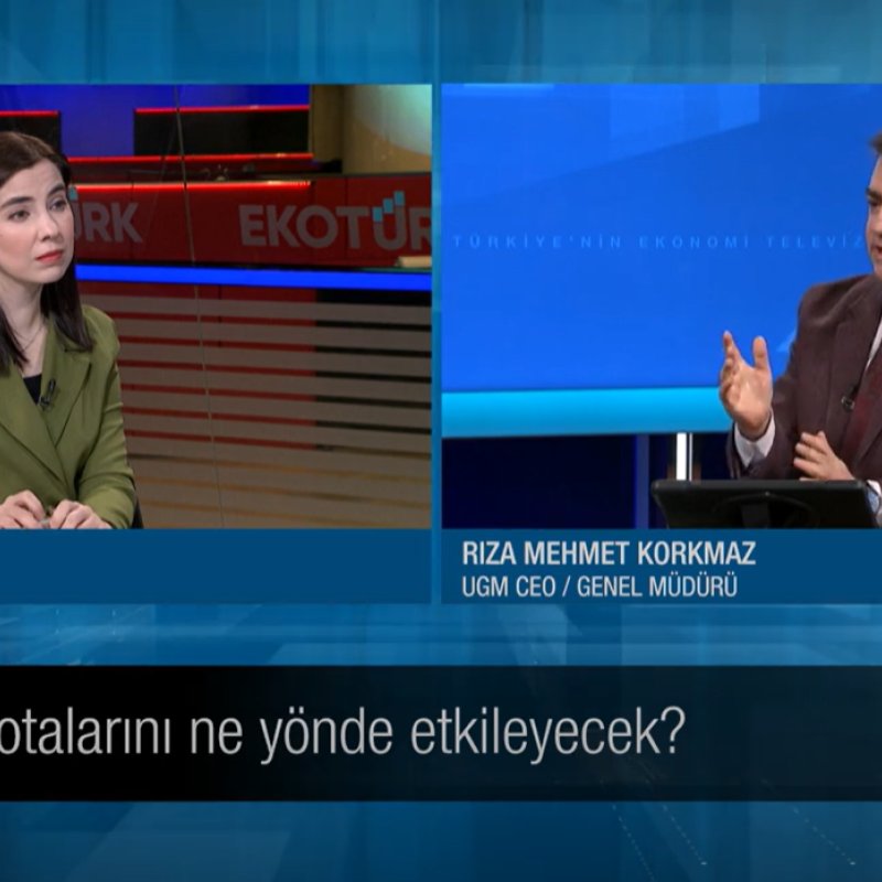 UGM Genel Müdürümüz Sayın Rıza Mehmet KORKMAZ, EkoTürk’te yayınlanan "Lojistik Dünyası" programının konuğu olmuştur.