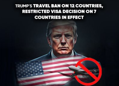 Trump's Travel Ban On 12 Countries And Restricted Visa Decision On 7 Countrıes In Effect