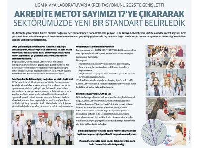 UGM Chemistry Laboratory Expands Its Accreditation in 2025: A New Industry Standard with 17 Accredited Methods!