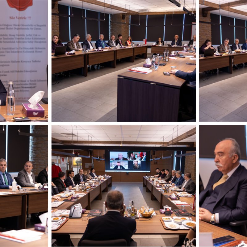 Kurul ve Komite Başkanlarımızla Aylık Değerlendirme Toplantısı Gerçekleştirildi