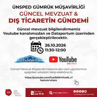 26.10.2026 Tarihli Güncel Mevzuat Bilgilendirmesi