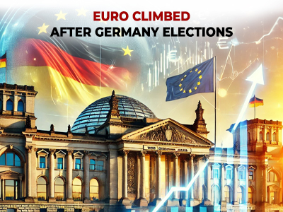 EURO CLIMBED AFTER GERMAN ELECTIONS