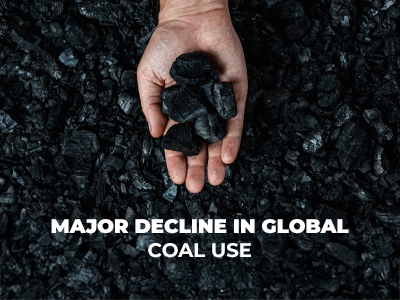 MAJOR DECLINE IN GLOBAL COAL USE