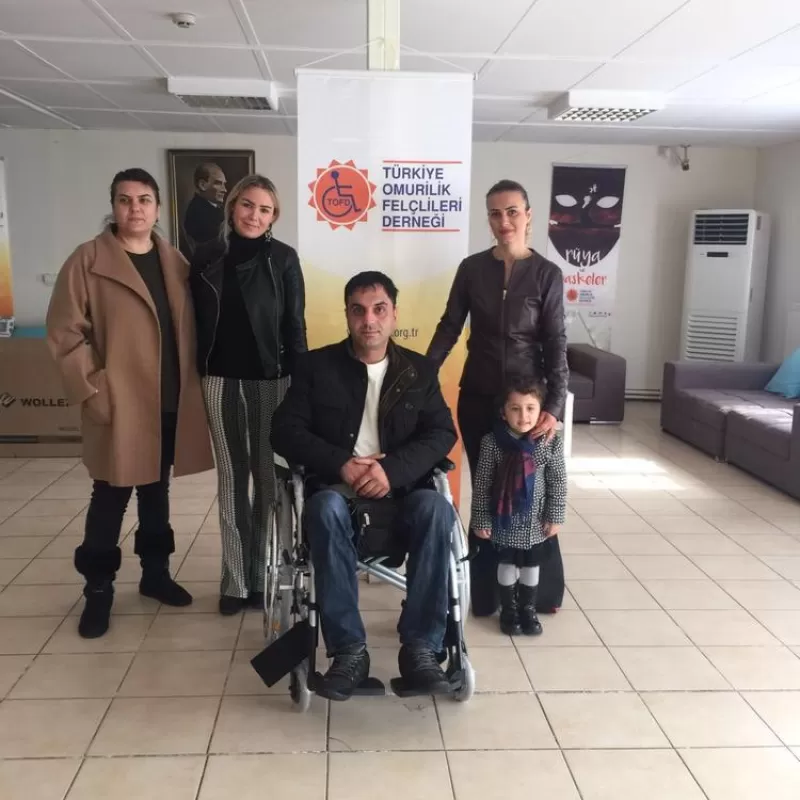 3 Adet Tekerlekli Sandalye Bağışı Yapıldı