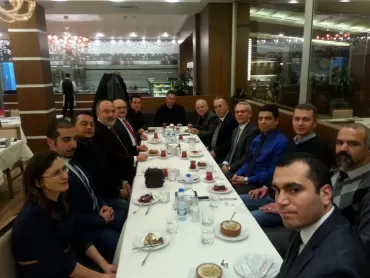 Our shareholder Mr. Yusuf BulutÖztürk meets our Managers and Personnel in Ankara Branch in dinner  