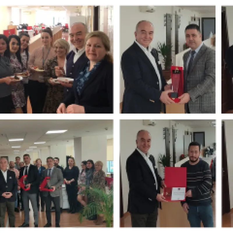 Seniority Plaques and Certificates Presented to Our Employees at Çukurova Regional Directorate