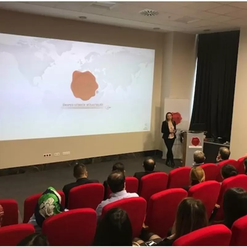 We listened the topic of 'Happiness at Work'' from LC Waikiki Company's Employee Relations and Internal Communication Manager Ms. Ayşe Eralp