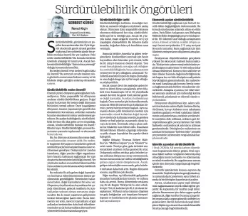 SÜRDÜRÜLEBİLİRLİK ÖNGÖRÜLERİ