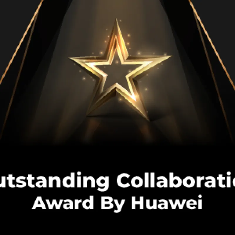 Outstanding Collaboration Award from HUAWEI to ÜNSPED