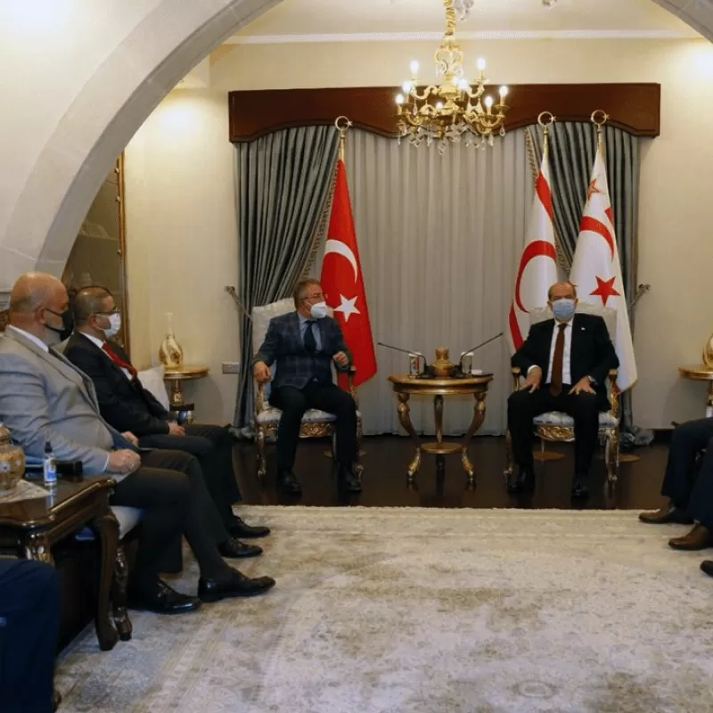 Kuzey Kıbrıs Türk Cumhuriyeti Cumhurbaşkanı'na Ziyaret