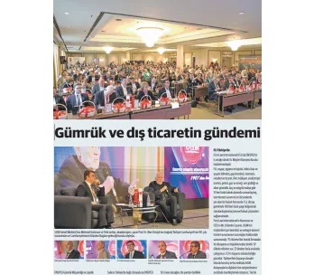 GÜMRÜK VE DIŞ TİCARETİN GÜNDEMİ