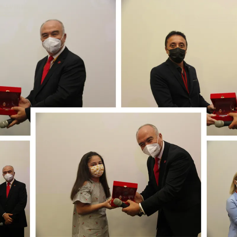 Plaque Presentation Ceremony to the Winners of the Composition Contest on Letters to Ataturk and to our Selection Board
