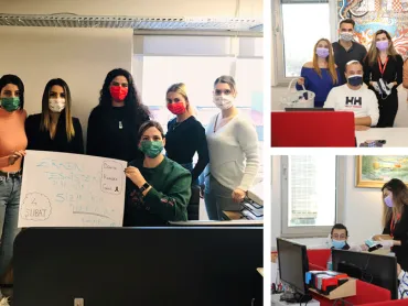 We have Created Awareness with Colorful Masks on World Cancer Day