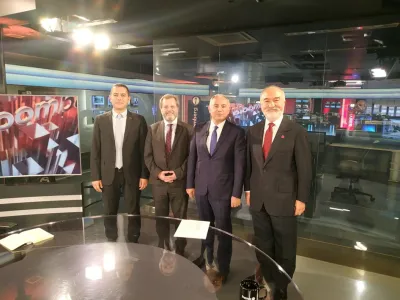 We Hosted Bekir Sütcü, Chairman of the Board of Directors of Adana Hacı Sabancı Organized Industrial Zone, in the Bloomb...