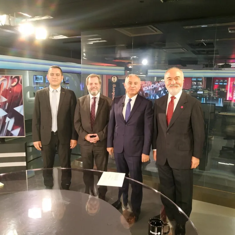 We Hosted Bekir Sütcü, Chairman of the Board of Directors of Adana Hacı Sabancı Organized Industrial Zone, in the BloombergHT Program 