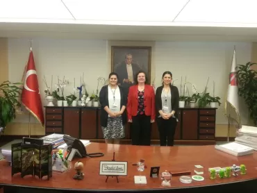 ÜnspedWomen Leadership Development Committee Organized a Visit to İKÜ Rectorship