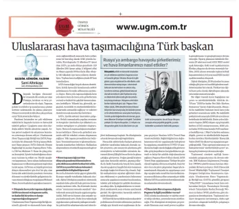 Our Company Consultant Sami Altinkaya's Article Titled Turkish President for International Air Trans...