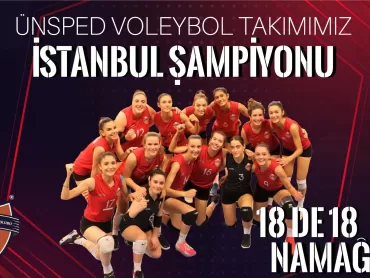 2. Ligde Mücadele Eden Voleybol Takımımız İstanbul Şampiyonu