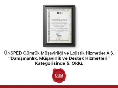 Şirketimiz 2022 Yılı Hizmet İhracatı Şampiyonu Değerlendirmesinde '‘Danışmanlık, Müşavirlik ve Destek Hizmetleri’’ Kategorisinde 5. Oldu