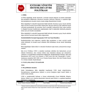 UGM.ÇP-000 Entegre Yönetim Sistemleri Çevre Politikası.pdf