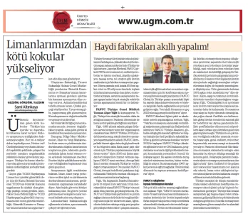 Our Company Consultant Sami Altınkaya's article titled "Bad news comes from our ports" was published...