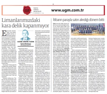 Our UGM Corporate Communications Director Sami Altınkaya's article entitled "The Black Hole in our p...